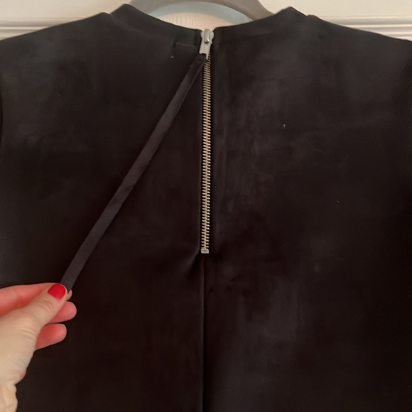 Black  faux suede dress - Picture 2 of 3
